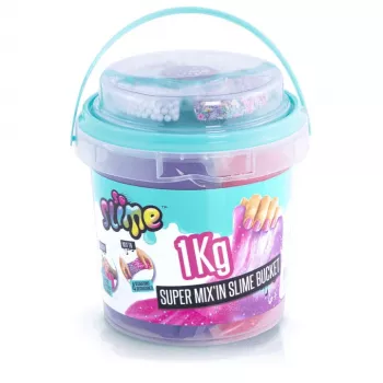 Slime Canal Toys Slime Super Bucket 1kg Daudzkrāsains 6 gadi