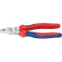 Knipex jaudīgās kombinētās knaibles 180 mm, hromētas, daudzkomponentu apvalks