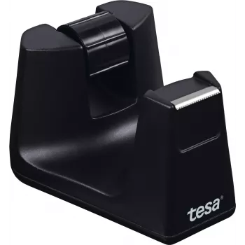 Lentas dozators Tesa 53905-00000-01 1.9 cm platajām rulonēm, ABS, melns/caurspīdīgs