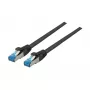Tīkla kabelis EFB Elektronik K5525FSW.10 RJ-45 Cat6a 10 m Melns