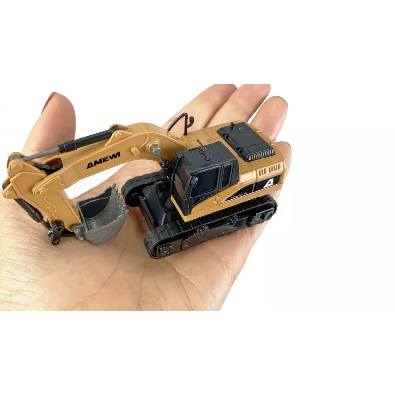 Ekskavatora RC modelis Amewi 22747 mērogā 1:64, elektrisks motors, no 6 gadu vecuma
