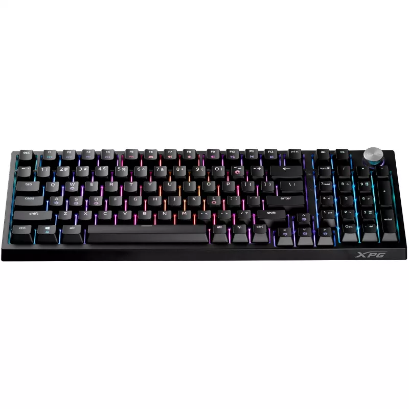 XPG Gaming tastatūra SORCERER US Layout Melns retail (75261466)