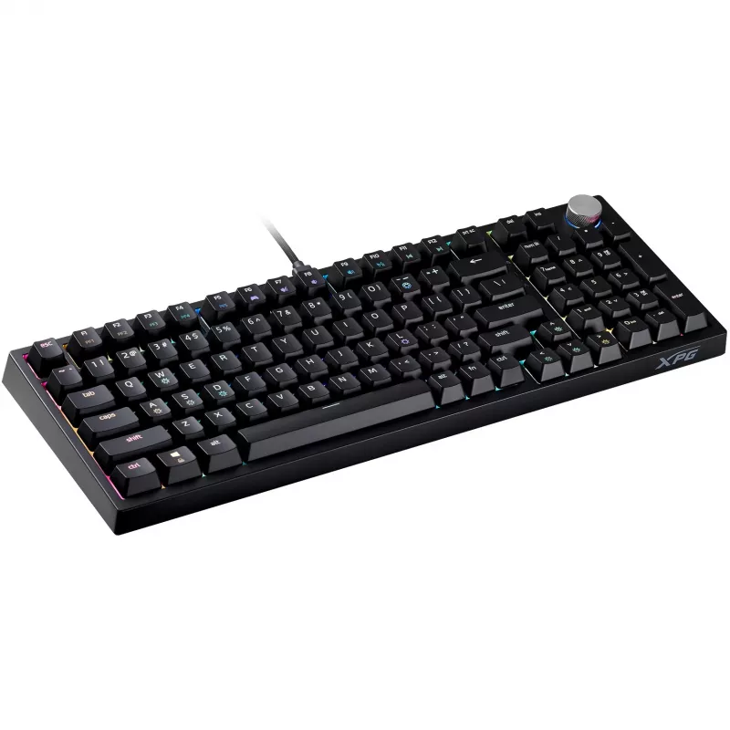 XPG Gaming tastatūra SORCERER US Layout Melns retail (75261466)