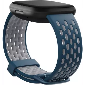 Fitbit FB174SBNVGYL - Siksniņa - Zila - Pelēka - Fitbit - Sense - Versa 3 - Alumīnijs - Silikons - Nerūsējošais tērauds