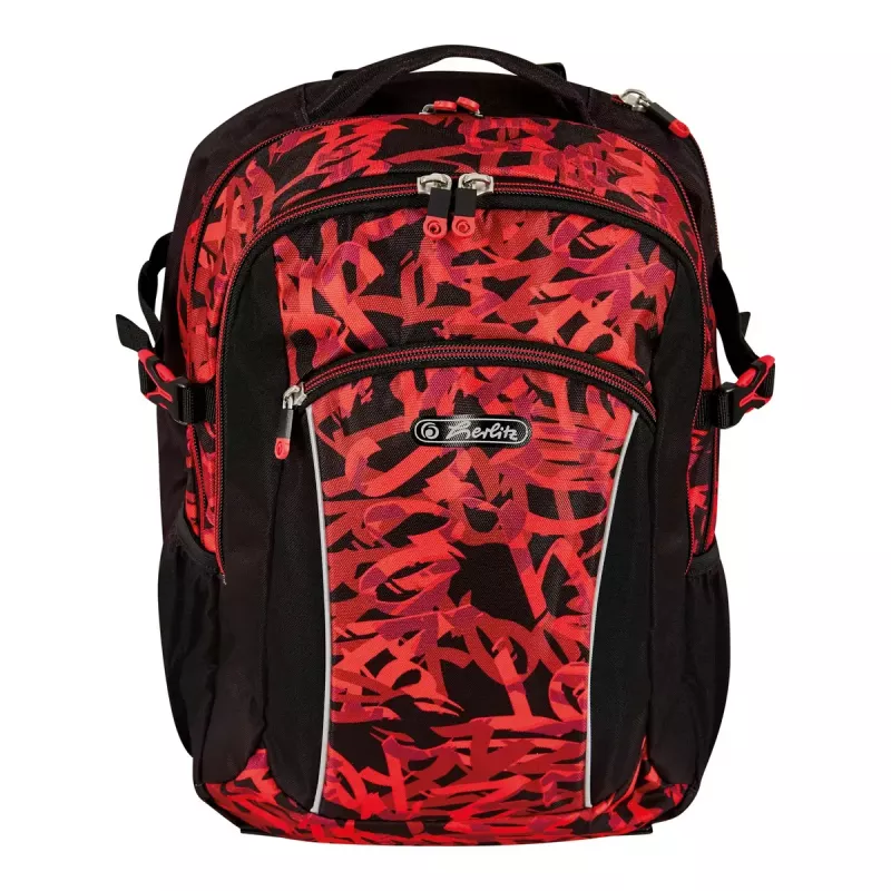 Sporta mugursoma Herlitz Ultimate Graffiti Melns Red
