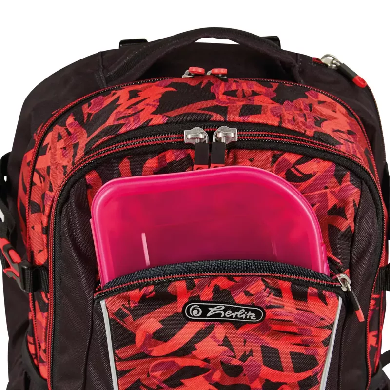 Sporta mugursoma Herlitz Ultimate Graffiti Melns Red