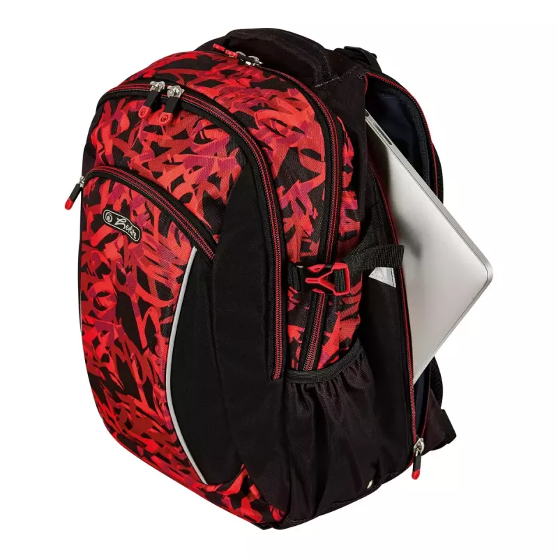 Sporta mugursoma Herlitz Ultimate Graffiti Melns Red
