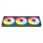 Ventilators COUGAR Unity360-FB Single-Frame 360 ARGB PWM Reversed, 120 mm, 700–1600 RPM, FDB, Melns