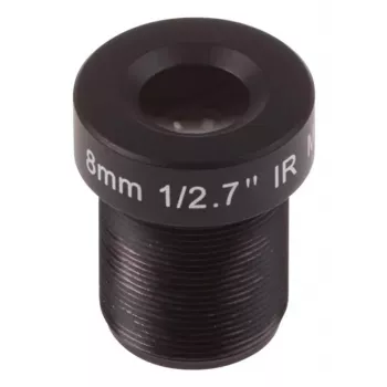 AXIS 02009-001 M12 stiprinājuma objektīvs, 1/2,7 collu sensors, 40° horizontāls skata leņķis, āra lietošanai, melns (10 gab. iepakojumā)