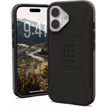 UAG Urban Armor Gear Civilian MagSafe futrālis | Apple iPhone 17 | melns | 114547114040 (114547114040)