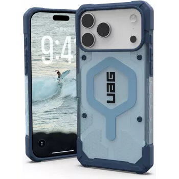 UAG Urban Armor Gear komplekts, kas sastāv no Pathfinder MagSafe vāciņa un rokas siksniņas (noņemama) | Apple iPhone 17 Pro Max | zila (caurspīdīga) un melna/grafīta | 1145521BV03 (1145521BV03)