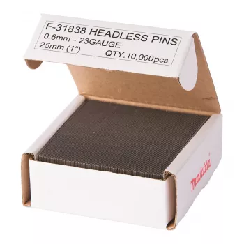 Makita F-31838 cinkotas tapu naglas, 0,6 x 25 mm, 23 Ga, 10000 gab.