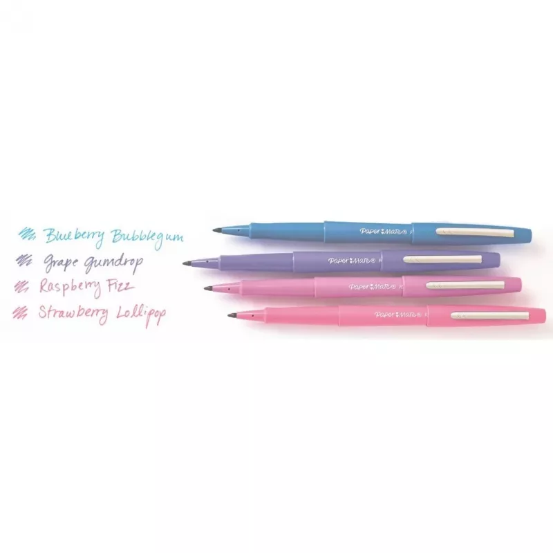 PAPER MATE flomāsters Flair 12er pasteļtoņu M 0,7 mm blisterī