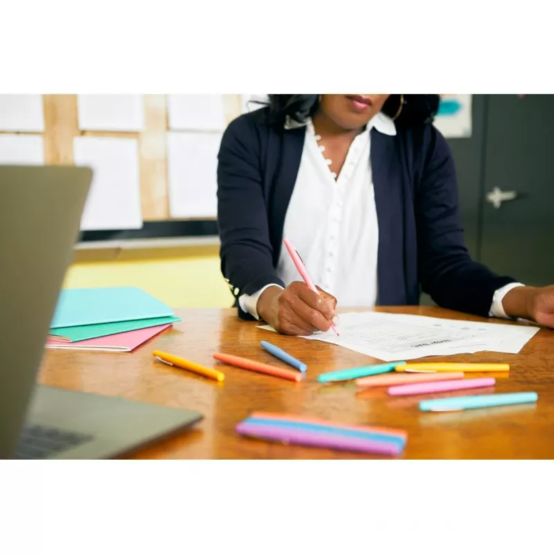 PAPER MATE flomāsters Flair 12er pasteļtoņu M 0,7 mm blisterī