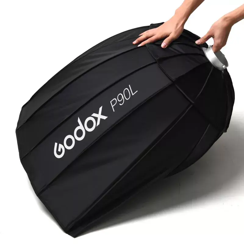 Softbox Godox P90L 90cm Melns Neilons Poliesters ar difuzoriem