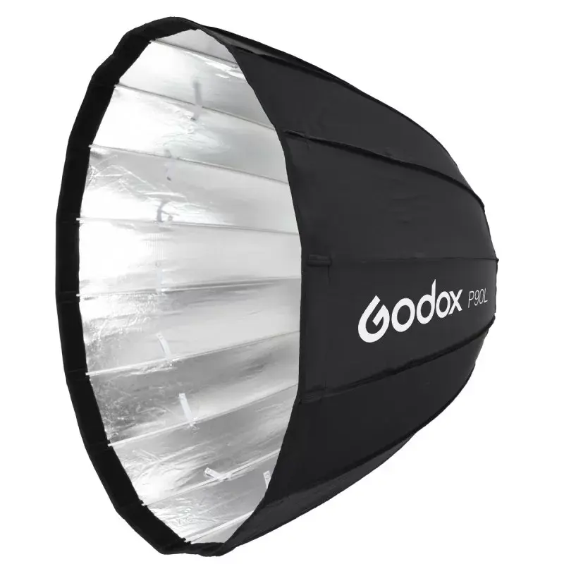 Softbox Godox P90L 90cm Melns Neilons Poliesters ar difuzoriem