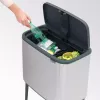 Atkritumu tvertne Brabantia 316227 34L taisnstūrveida plastmasas tērauds