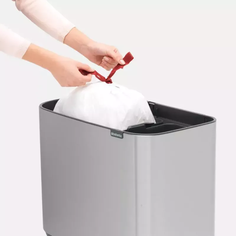 Atkritumu tvertne Brabantia 316227 34L taisnstūrveida plastmasas tērauds