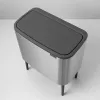Atkritumu tvertne Brabantia 316227 34L taisnstūrveida plastmasas tērauds