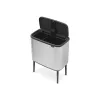 Atkritumu tvertne Brabantia 316227 34L taisnstūrveida plastmasas tērauds