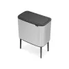 Atkritumu tvertne Brabantia 316227 34L taisnstūrveida plastmasas tērauds