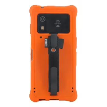 Mobilis PROTECH - maciņš - Safety oranža+ rokas siksniņa Zebra EM45 - Pantone 021C - Soft (052069)