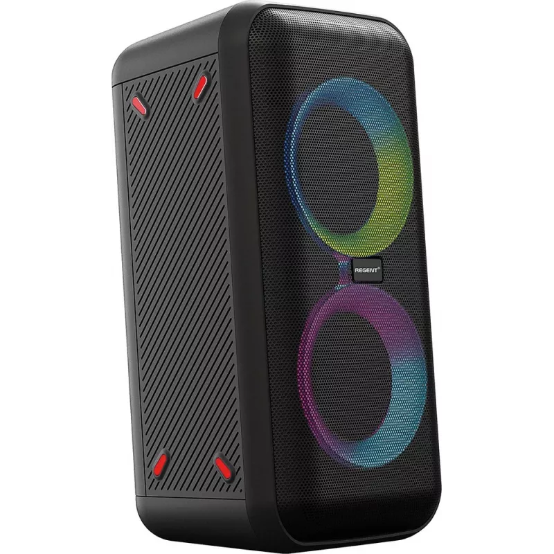 Bluetooth skaļrunis FERGUSON REGENT Power Audio 400BT RGB 60W FM USB AUX DSP melns