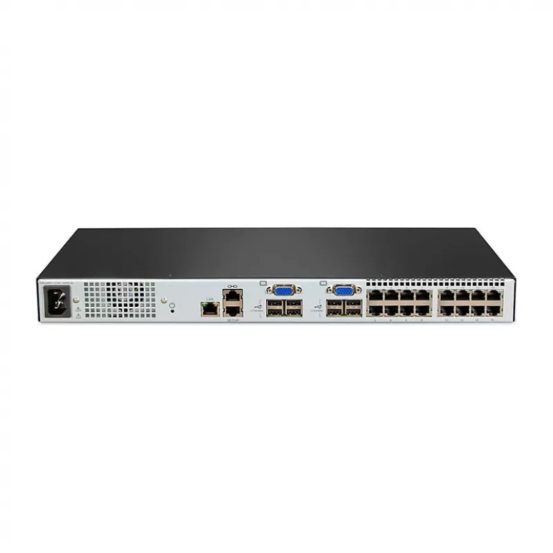 KVM slēdzis Vertiv AV3216-001 — 16 portu ar 1 vietējo un 1 attālināto lietotāju