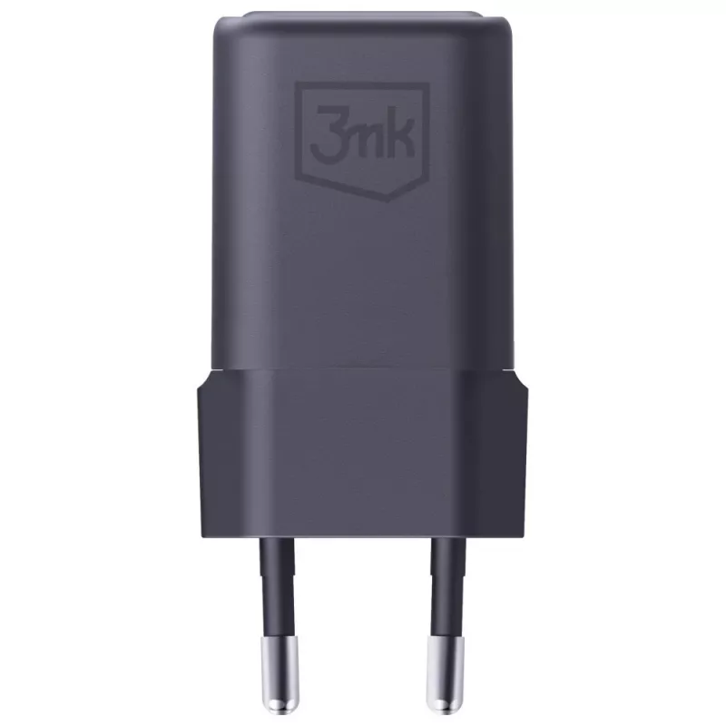 Lādētājs 3MK Hyper Charger PD 33W GaN QC4+ melns — 33 W PD ātrais lādētājs ar GaN tehnoloģiju
