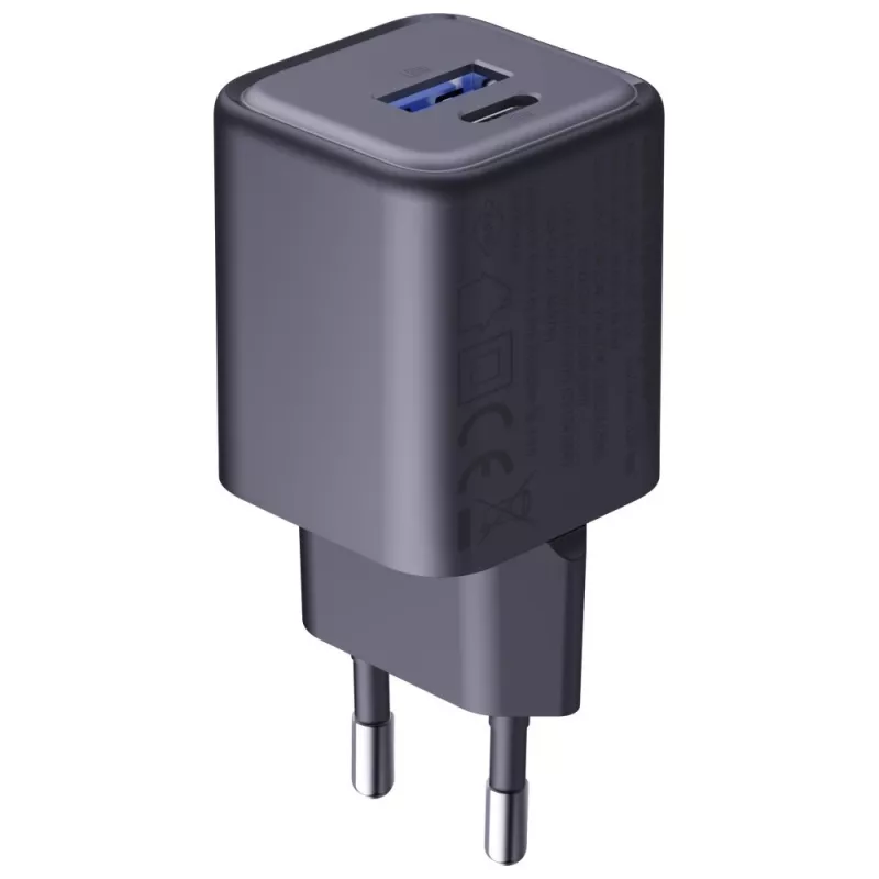 Lādētājs 3MK Hyper Charger PD 33W GaN QC4+ melns — 33 W PD ātrais lādētājs ar GaN tehnoloģiju