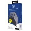 Lādētājs 3MK Hyper Charger PD 33W GaN QC4+ melns — 33 W PD ātrais lādētājs ar GaN tehnoloģiju