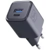 Lādētājs 3MK Hyper Charger PD 33W GaN QC4+ melns — 33 W PD ātrais lādētājs ar GaN tehnoloģiju