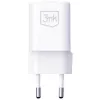 Sienas lādētājs 3MK Hyper Charger PD 33W GaN QC4+ balts — USB‑C PD 33W, GaN, Quick Charge 4+