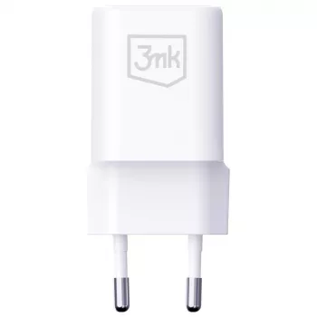 Sienas lādētājs 3MK Hyper Charger PD 33W GaN QC4+ balts — USB‑C PD 33W, GaN, Quick Charge 4+