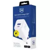 Sienas lādētājs 3MK Hyper Charger PD 33W GaN QC4+ balts — USB‑C PD 33W, GaN, Quick Charge 4+