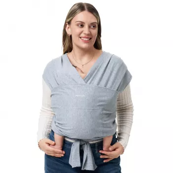 Momcozy Baby Wrap Carrier pelēka