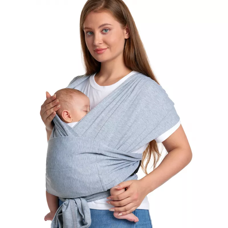Momcozy Baby Wrap Carrier pelēka