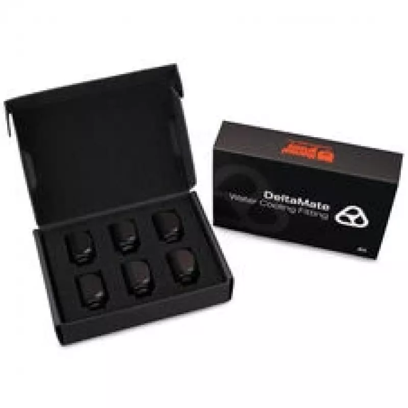 Thermalright DeltaMate Rotary 90° Melns — 6-pack adapter/fitment set for cooling components (TG-DM-FIT-6003)