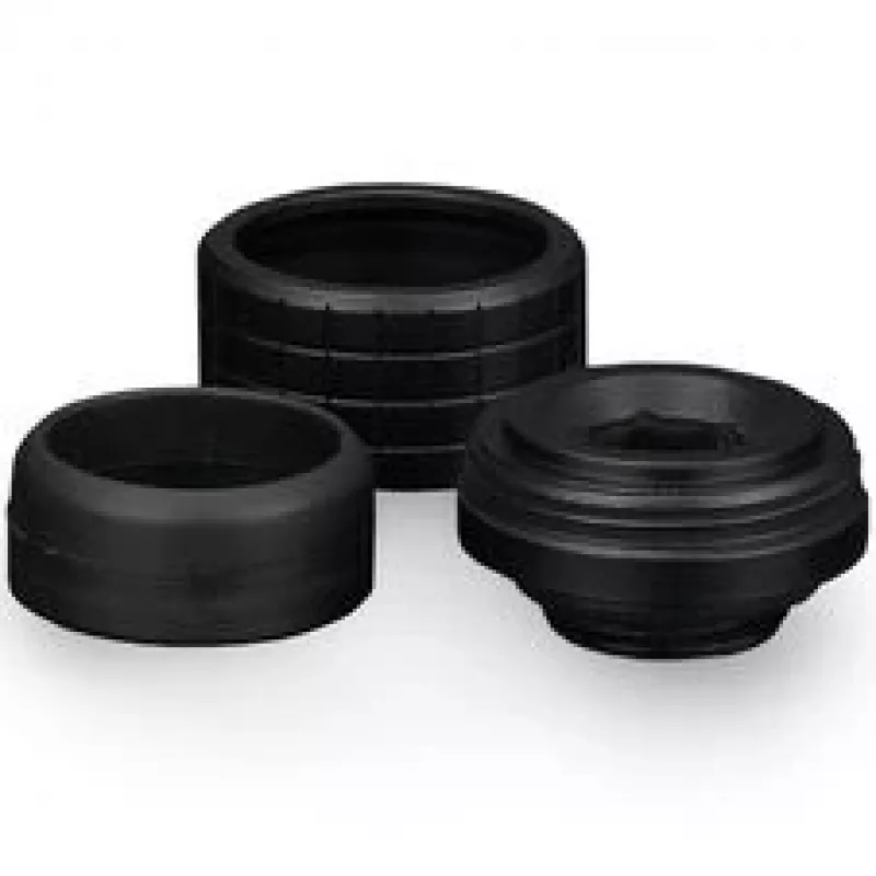 Thermal Grizzly Termiskās saskarnes stiprinājums DeltaMate Fitting HT16 Melns (6 gab.)