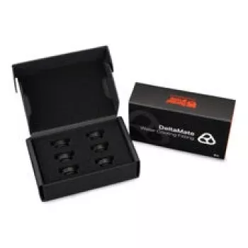 Thermal Grizzly DeltaMate Plug - Melns (6 gab. iepakojumā) (TG-DM-FIT-6009)