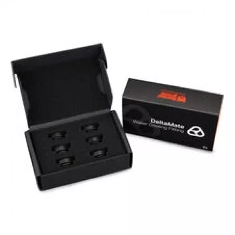 Thermal Grizzly DeltaMate Plug - Melns (6 gab. iepakojumā) (TG-DM-FIT-6009)