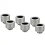 Thermal Grizzly DeltaMate Fitting HT14 Matt Nickel 6-pack — termiskās saskarnes materiāla piederums