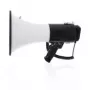 Megafons Nedis MEPH250WT — rokas sirēna/PA, 1500 m diapazons, 120 dB, melns/baltss