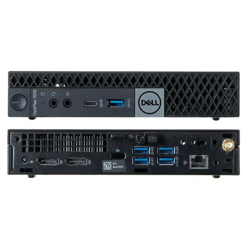 DELL OptiPlex 7070 Micro i3-9100T 8GB 256GB SSD mSFF Win11pro lietots