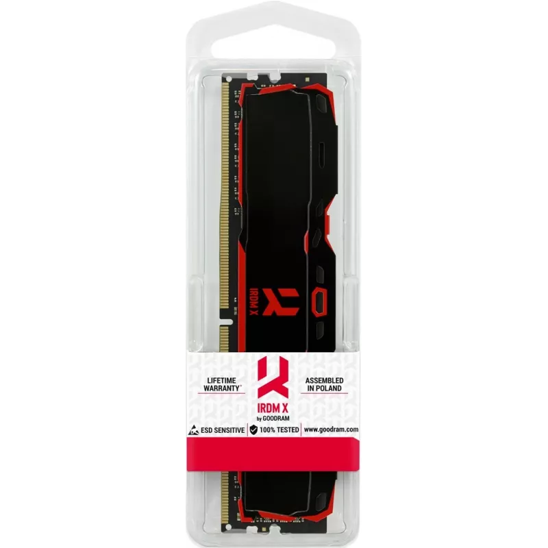 GOODRAM DDR4 16GB 3200MHz IRDM X Melns RETAIL