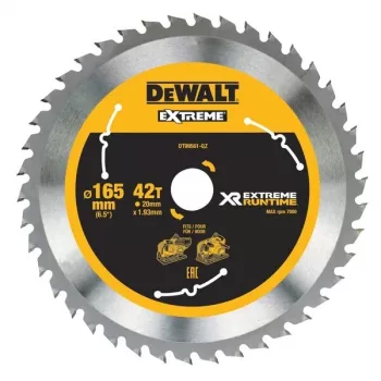 DeWALT DT99561-QZ ripzāģa asmens 16,5 cm 1 gab.