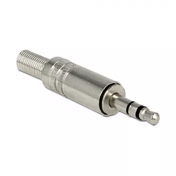 Vadu savienotājs DELOCK 65532, 3,5 mm metāls, sudrabots
