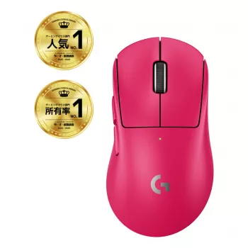 Pele Logitech G 910-007374 labā roka RF bezvadu optiskā 44 000 DPI 1 ms 5 pogas fuksīna