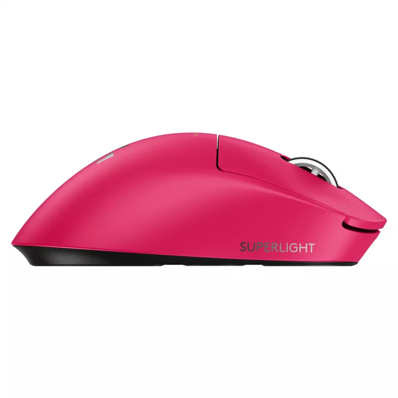 Pele Logitech G 910-007374 labā roka RF bezvadu optiskā 44 000 DPI 1 ms 5 pogas fuksīna