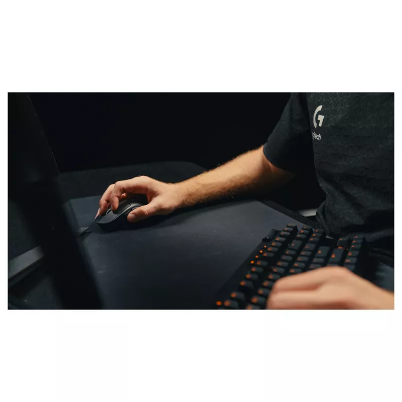 Pele Logitech G 910-007374 labā roka RF bezvadu optiskā 44 000 DPI 1 ms 5 pogas fuksīna